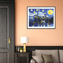 5D DIY Full Drill Diamond Painting Starry Night Cross Stitch Kits Bedroom Decor