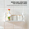 Floating Wall Shelf - Punch-Free Hanging Holder Rack for Kitchen Bathroom