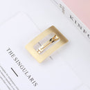 Accessories Girls Hairgrips Geometry Hair Clip Metal Hairgrips Horsetail Clip