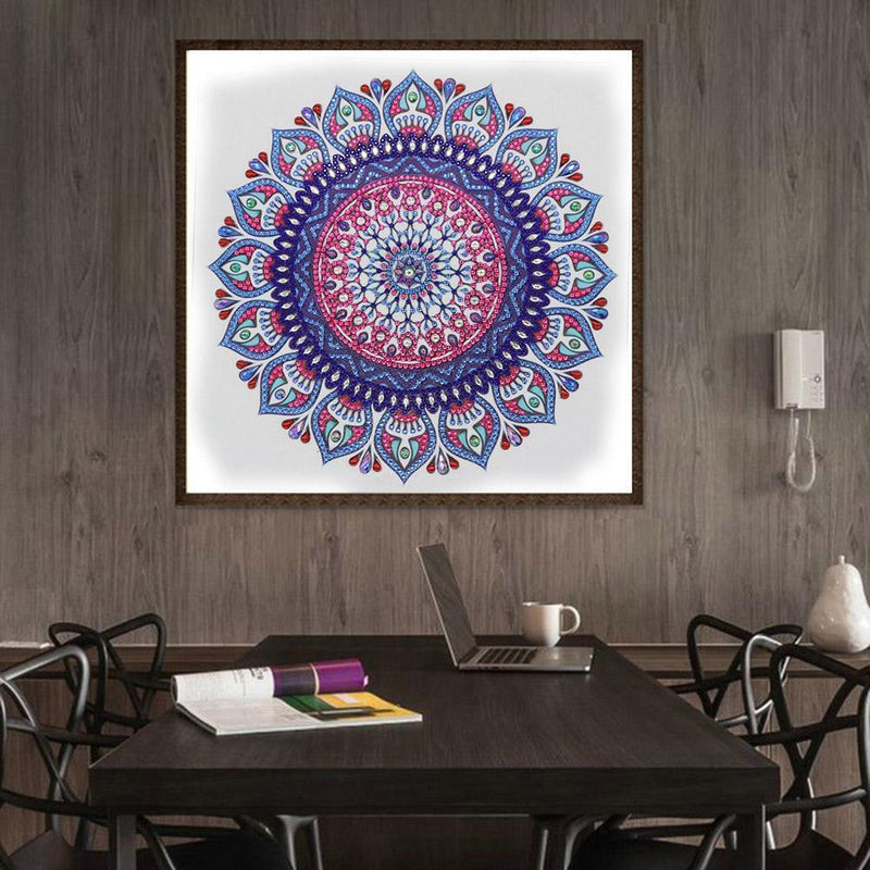 5D DIY Special Shaped Diamond Painting Mandala Cross Stitch Kits (KY007) Newly