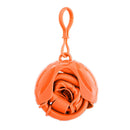 Silicone Foldable Snorkel Tube with Storage Case Roll Up Snorkel (Orange) Newly