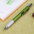 Ballpoint Pen Screwdriver Ruler Spirit Level Multifunction Pen(Green) Newly