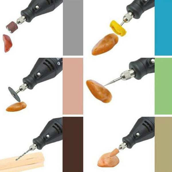 40pcs/set Mini Electric Drill Grinder Rotary Tool Grinding L0A6 F5X3 Polis W4I7