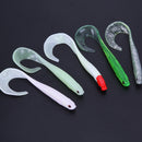 4pcs/set white fishing bait 13cm 6g PVC soft bait tiddler fishing bait Pesca