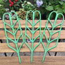 Leaf Shape Garden Trellis for Climbing Potted Plant Support (3pcs Hard) Newly