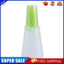 Silicone Oil Bottle with BBQ Grill Oil Brush Baking Kitchen Tools (Green)