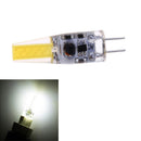 G4 2W 1505 AC 12V LED Dimmable COB Bulb White Silicone Light Lamp
