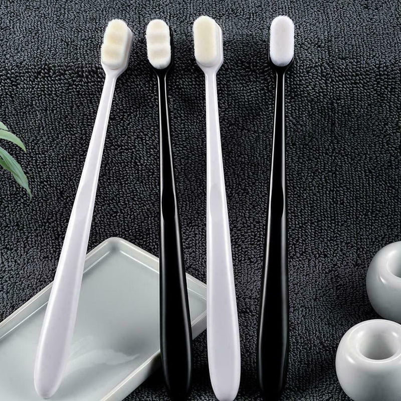 4Pcs Extra Soft Micro-Nano Toothbrush For Sensitive and Teeth Home Supply D8R9