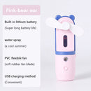 #A USB Rechargeable Fan with Spray Humidifier Humidification for Home Office Sch