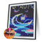 Round Crystal Diamond Painting Moon Abstract Series