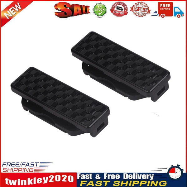 2pcs Car Seat Belt Clips Buckles Shoulder Tension Adjuster Clamps (Black) Newly