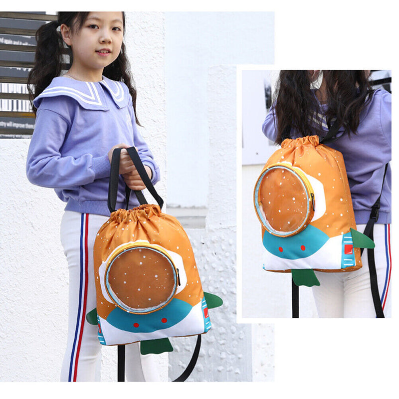 Children Waterproof Swimming Backpack Boys Girls Adjustable Sports Dry Wet Bags