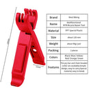 2pcs Bicycle Tire Lever MTB Bike Link Chain Plier Pry Bar Repair Tool (Red)