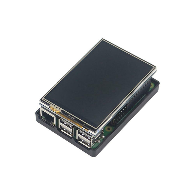 3.5 inch HDMI Touch Screen LCD Display +ABS Case for Raspberry Pi 3B+/3B/2B Tool