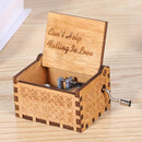 Handmade Wooden Music Boxes Birthday Gifts Special Festival for Lovers Children