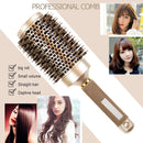 Round Hair Comb Hairdressing Curling Hair Brushes Ceramic Iron Hair Comb