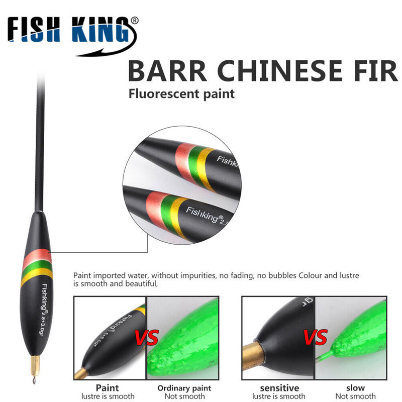 5pcs Striking Floats High Sensitivity Waterproof Fishing Floating Buoy Bobber