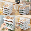 20 Grids Egg Storage Box Food Protect Holder Plastic Refrigerator Space Saver