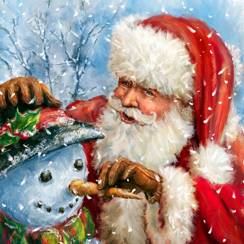 #A 5D DIY Diamond Painting Santa Claus Kits Full Round Drill Wall Decor Art Craf