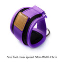 Fitness Ankle Straps D-Ring Foot Support Cuffs Sports Feet Guard (Purple) Newly