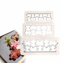 3Pcs Puzzle Fondant Cookie Cutter Cake Mold Fondant Tools Mould Decorating C0O0