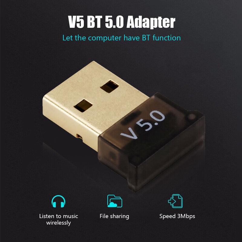CSR 4.0 USB Bluetooth-compatible 5.0 Adapter Dongle Music Audio Receiver Tr
