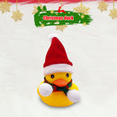 Scooter Bike Helmet Mini Duckling Bamboo Dragonfly Car Dashboard Ornament Dec