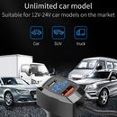 Car Rear Seat Charger 31W 3 USB Dual Type-C Auto Front Back Charger Adapter
