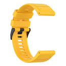 Silicone Watch Strap Bracelet for Garmin Fenix 6X/Fenix 6X Pro (Yellow) Newly