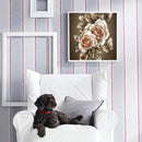 5D DIY Diamond Painting Kits Full Round Drill Rose Flower Mosaic Wall Pictu