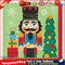 Frameless Oil Paint By Numbers Christmas Soldiers DIY Canvas Picture Kit Newly