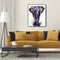 DIY Digital Oil Painting By Numbers Walking Elephant Canvas Frameless Picture