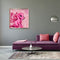 DIY 5D Full Drill Round Diamond Painting Kit Pink Dinosaur Drawing Home Decor