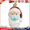 Christmas Hanging Tree Ornament Face Shield Santa Claus Pendents (White) Newly