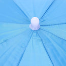 Anti-Rain Elastic Band Head Umbrella Hat Outdoor Sunscreen Tool(Sky Blue)