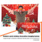 Christmas Flag - Foldable Vivid Color Merry Christmas Flag with Metal Grommets