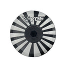 MTB Bike Headset Cover w/ Screw Road Bicycle Top Cap Covers (White Stripe) Newly