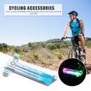2x Bike Light No Battery Strip LED Mountain Bicycle Two-Sided Color Warning Lamp