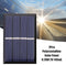2V 140mA 0.28W Solar Cell Module Polycrystalline Solar Panel Charger (2pcs)