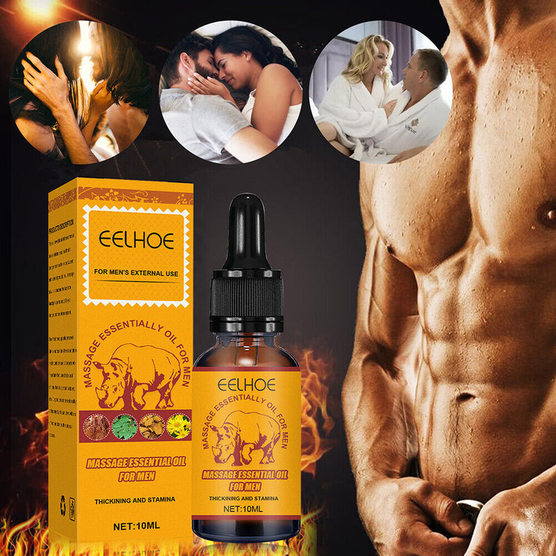 Safe Male External Use Essential Oil Increase Endurance for Sexual Health Care