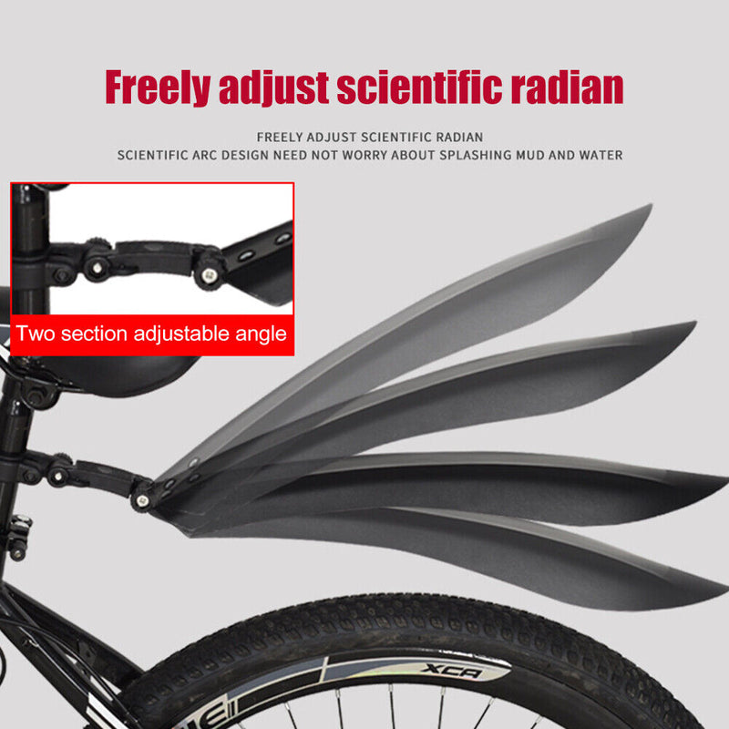 2pcs Mountain Bike Mudguard Wings Set Front Rear Wheel Bicycle Fenders Newly