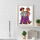 5D DIY clown round diamond painting diamond (B1511)2