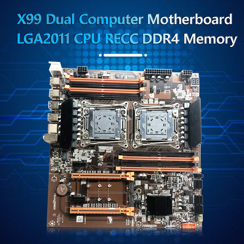 X99 SATA III 8 USB LGA 2011 CPU DDR4 Gaming ATX Motherboard for Desktop PC