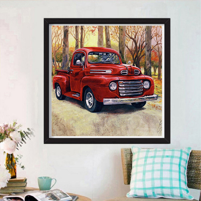 5D DIY Full Drill Diamond Painting Car Cross Stitch Craft Kits Home Wall Decor