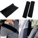 Black Cushion Backpack Covers Car Seat Belt Pads Harness Safety Shoulder Strap