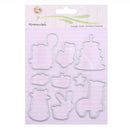 Birthday Silicone Clear Stamp+Metal Cutting Die Stencil DIY Scrapbook Decor