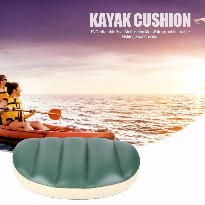Camping Fishing Rowing Canoe Pillow Inflatable Kayak Cushion Boating Seat M