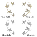 Women Men Jewelry Ear Wrap Rhinestones Ear Cuff Tragus Earrings Non Piercing