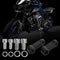 Universal Aluminum Motorcycle Mirror Risers Extenders Extension Adapters Newly