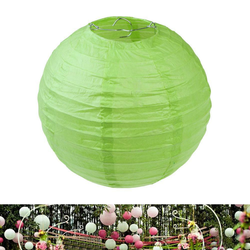 4"" Round Paper Lantern DIY Hanging Ball Lamp Wedding Party Birthday Decor